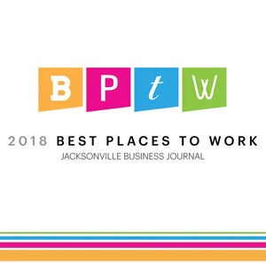 2018 Best Place to Work - Jacksonville Business Journal