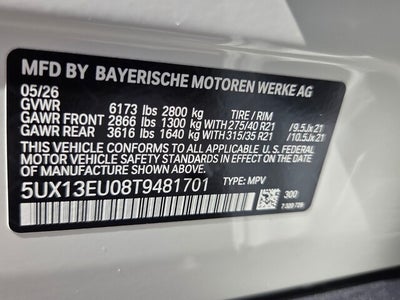 2026 BMW X5 sDrive40i sDrive40i