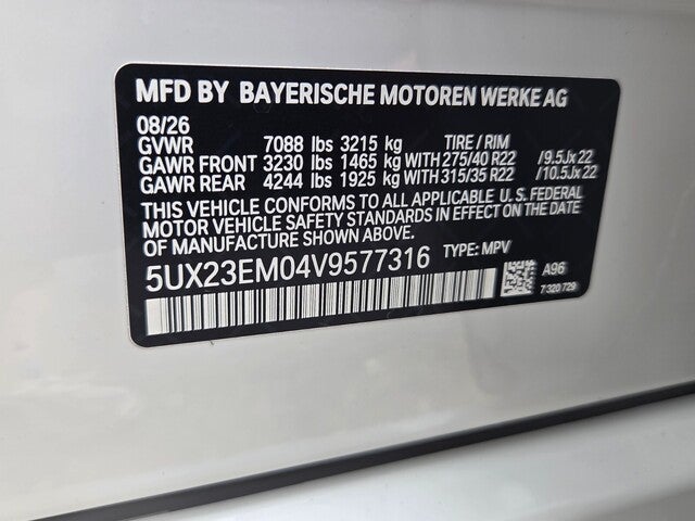 2027 BMW X7 xDrive40i xDrive40i