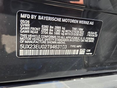 2026 BMW X5 xDrive40i xDrive40i