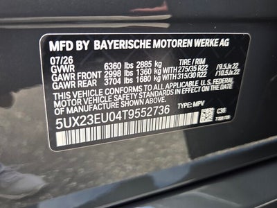 2026 BMW X5 xDrive40i xDrive40i