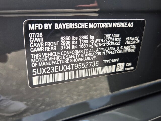 2026 BMW X5 xDrive40i xDrive40i