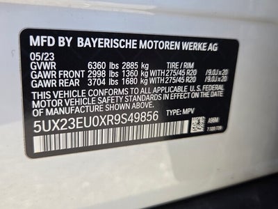 2024 BMW X5 xDrive40i xDrive40i