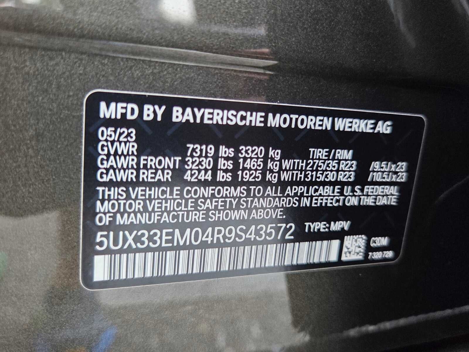 2024 BMW X7 M60i M60i