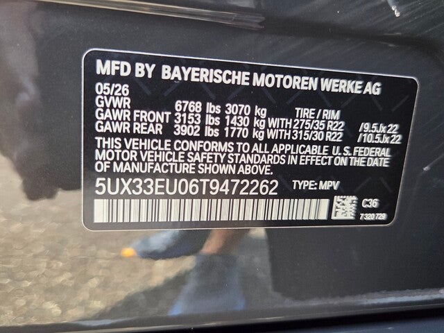 2026 BMW X5 M60i M60i