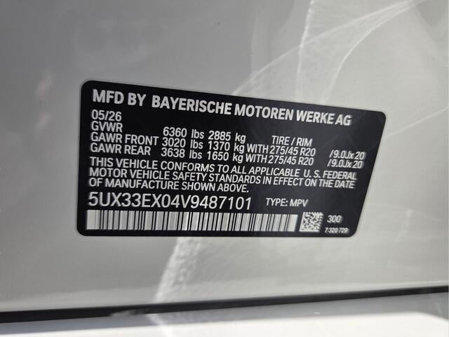 2027 BMW X6 xDrive40i xDrive40i