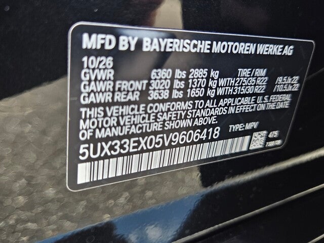 2027 BMW X6 xDrive40i xDrive40i