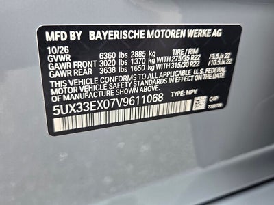 2027 BMW X6 xDrive40i xDrive40i