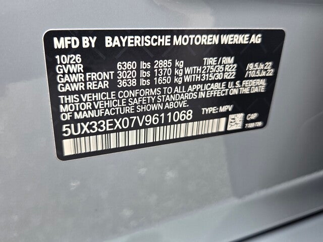 2027 BMW X6 xDrive40i xDrive40i