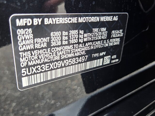 2027 BMW X6 xDrive40i xDrive40i
