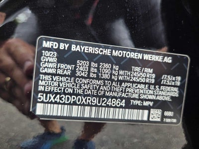 2024 BMW X3 sDrive30i sDrive30i