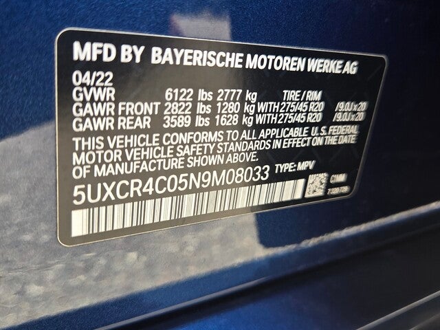 2022 BMW X5 sDrive40i sDrive40i