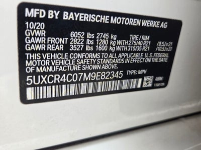 2021 BMW X5 sDrive40i sDrive40i