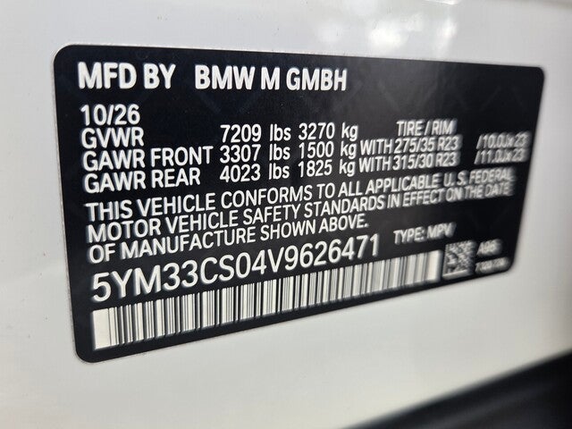 2027 BMW M Models Label
