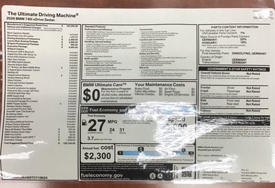 2026 BMW 740i xDrive 740i xDrive