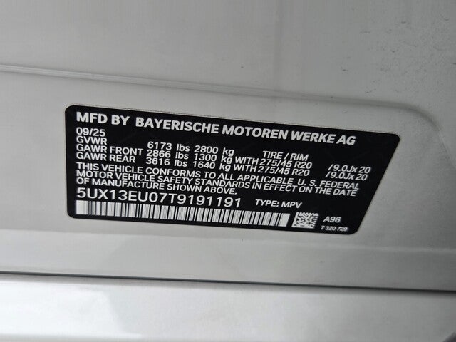 2026 BMW X5 sDrive40i sDrive40i