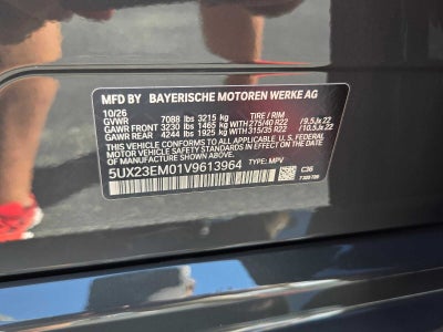 2027 BMW X7 xDrive40i xDrive40i