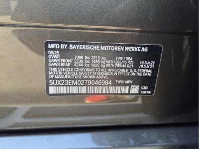 2026 BMW X7 xDrive40i xDrive40i