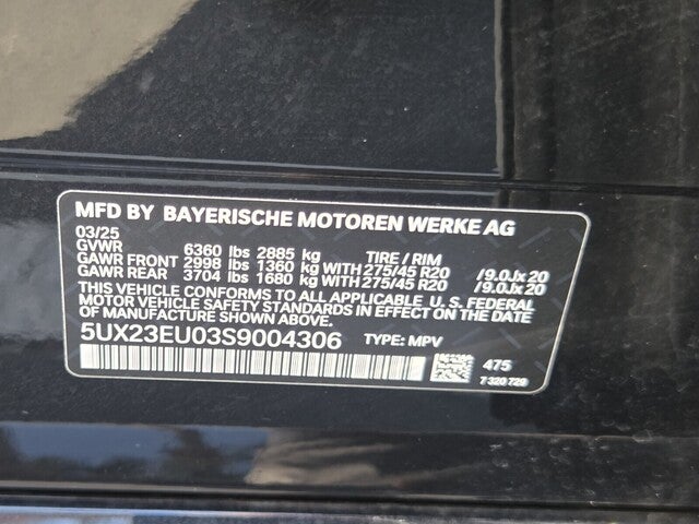 2025 BMW X5 xDrive40i xDrive40i