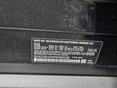 2024 BMW X5 xDrive40i xDrive40i