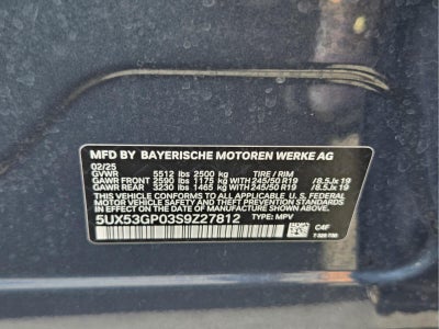 2025 BMW X3 30 xDrive 30 xDrive