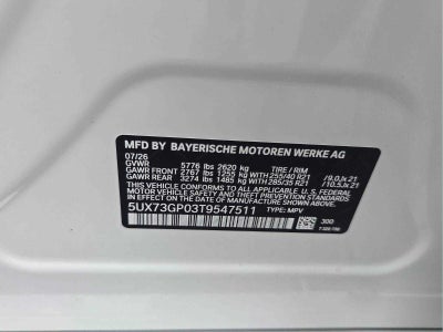 2026 BMW X3 M50 xDrive M50 xDrive