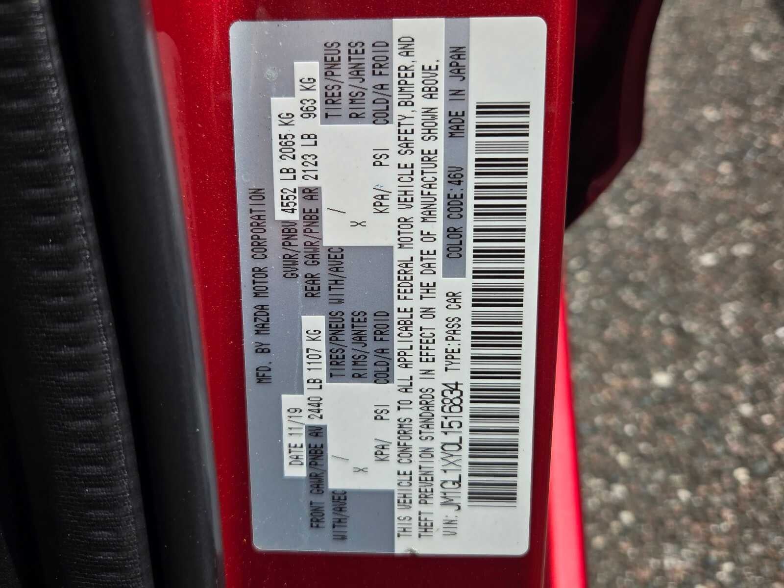 2020 Mazda MAZDA6 Signature Auto