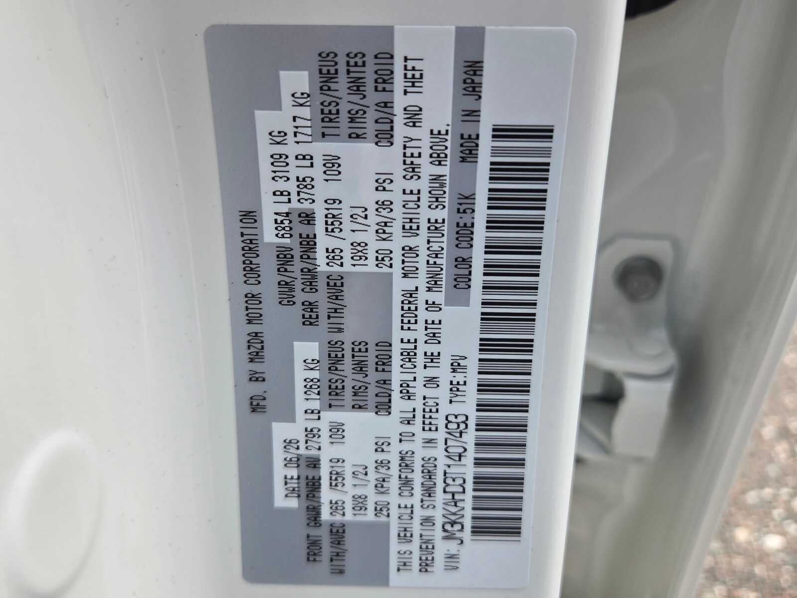 2026 Mazda Mazda CX-90 3.3 Turbo Select AWD