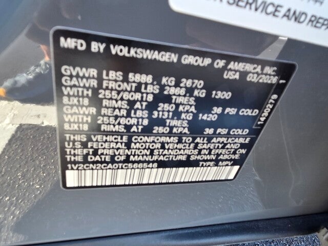 2026 Volkswagen Atlas 2.0T Peak Edition