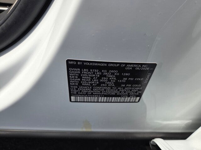 2026 Volkswagen Atlas 2.0T SE