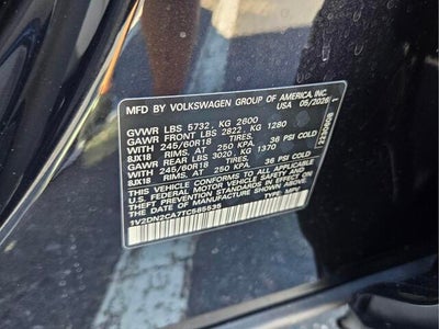 2026 Volkswagen Atlas 2.0T SE