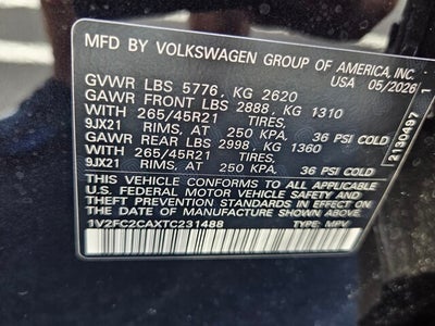 2026 Volkswagen Atlas Cross Sport 2.0T SEL Premium R-Line