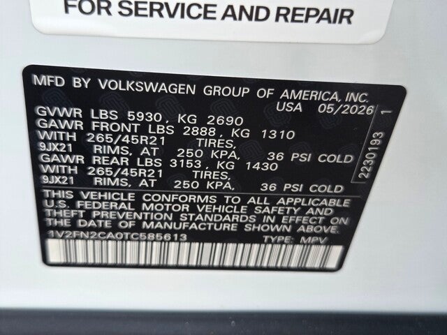 2026 Volkswagen Atlas 2.0T SEL Premium R-Line