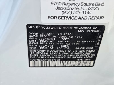 2026 Volkswagen Atlas 2.0T SEL Premium R-Line