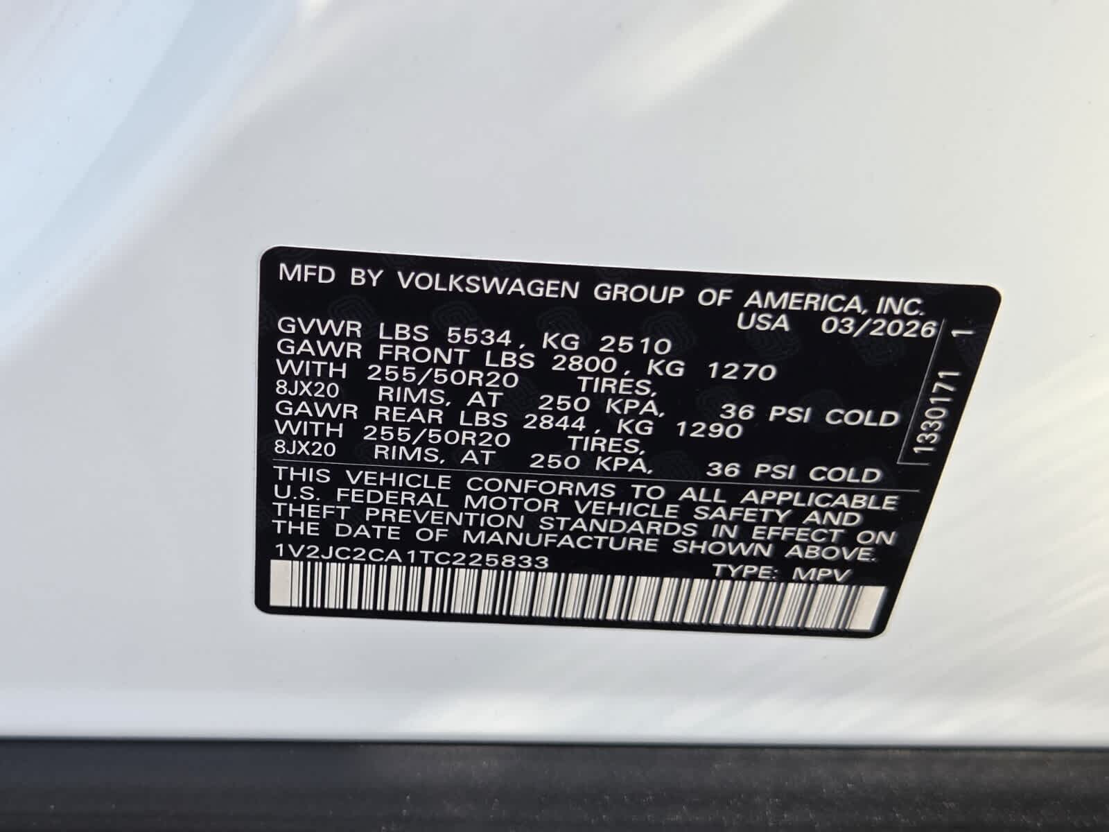 2026 Volkswagen Atlas Cross Sport 2.0T SE w/Technology