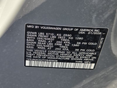 2026 Volkswagen Atlas 2.0T SE w/Technology