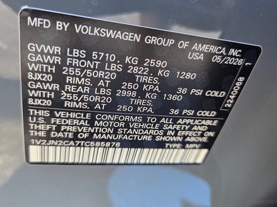 2026 Volkswagen Atlas 2.0T SE w/Technology