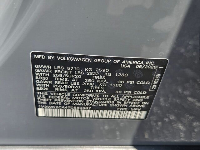 2026 Volkswagen Atlas 2.0T SE w/Technology