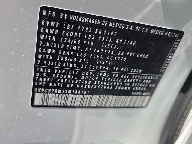 2026 Volkswagen Tiguan S
