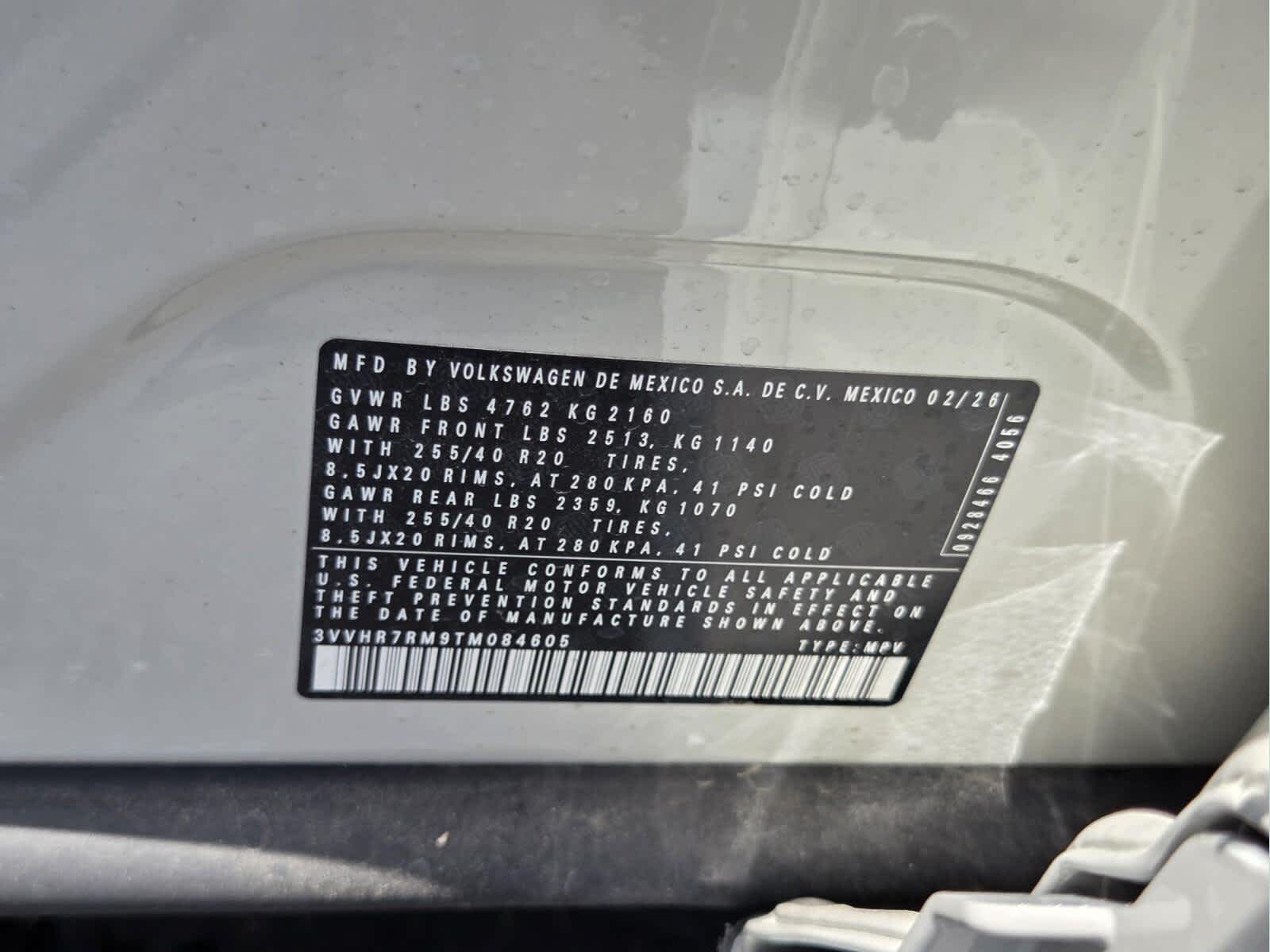 2026 Volkswagen Tiguan SE R-Line Black