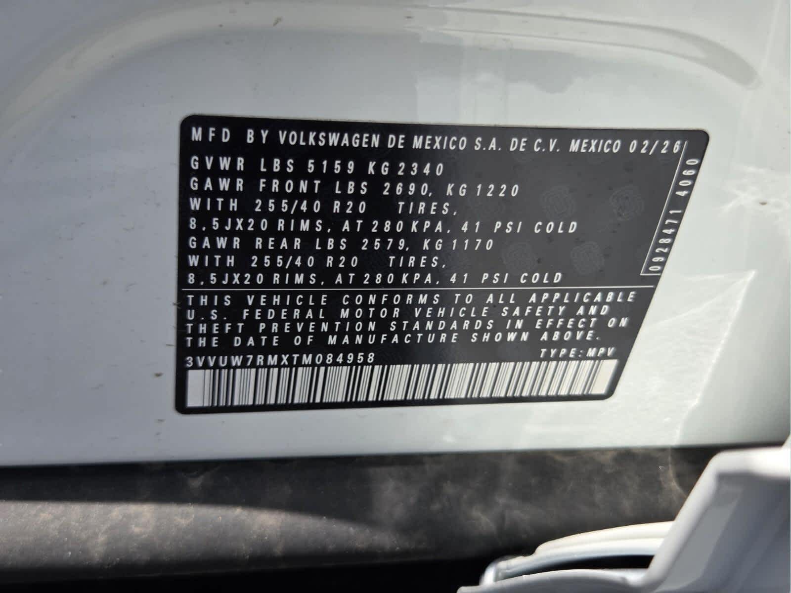 2026 Volkswagen Tiguan SEL R-Line Turbo