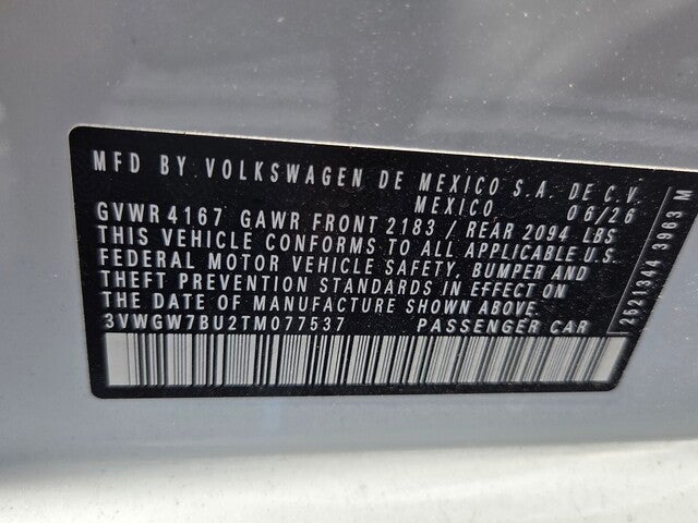 2026 Volkswagen Jetta SEL