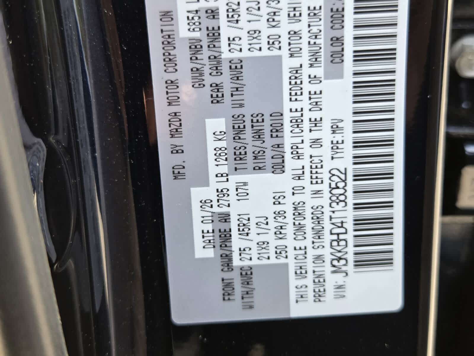 2026 Mazda Mazda CX-90 3.3 Turbo Preferred AWD