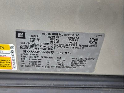 2015 GMC Acadia SLT