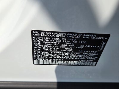 2023 Volkswagen Atlas 2.0T SE