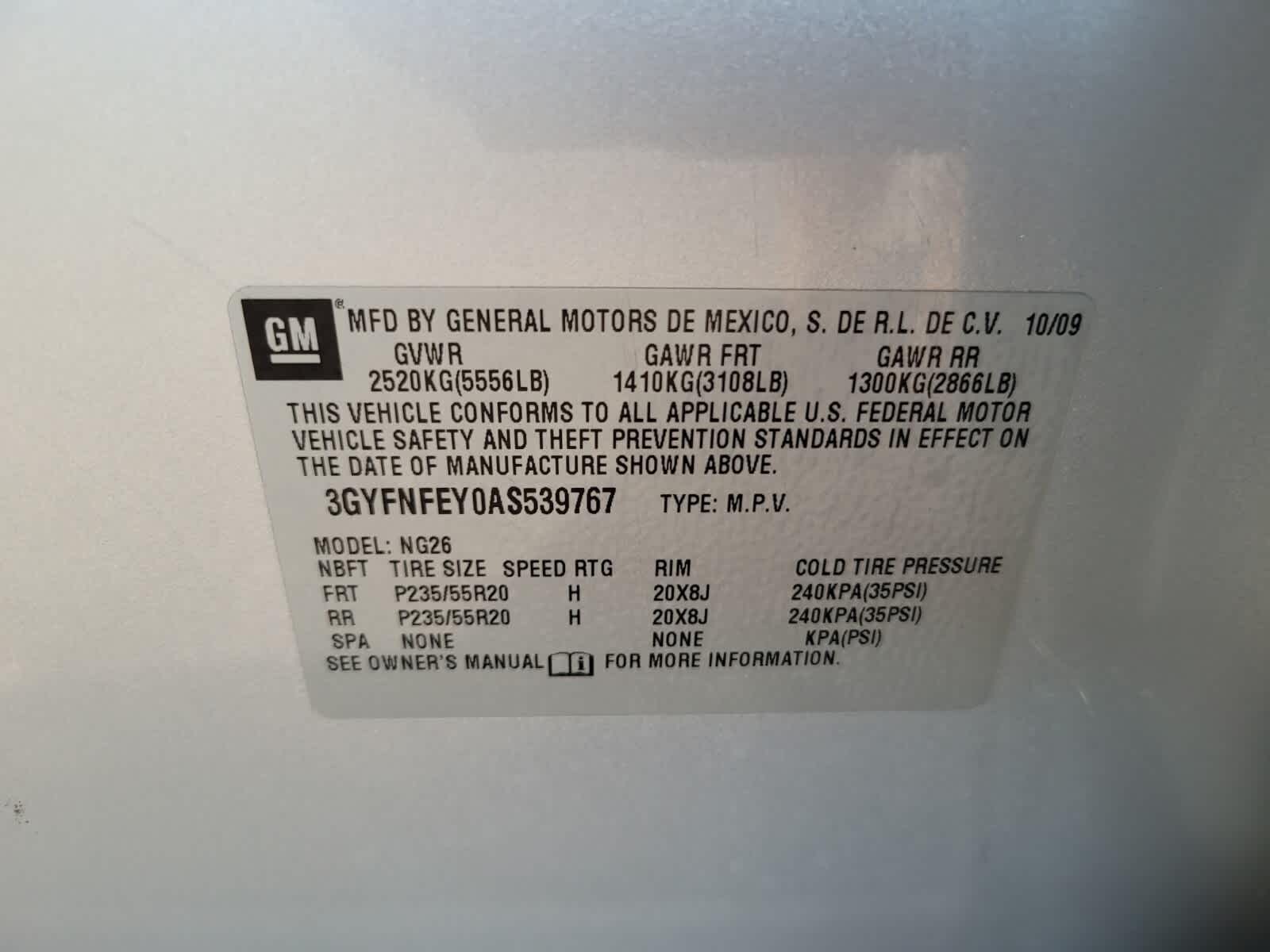 2010 Cadillac SRX Premium Collection