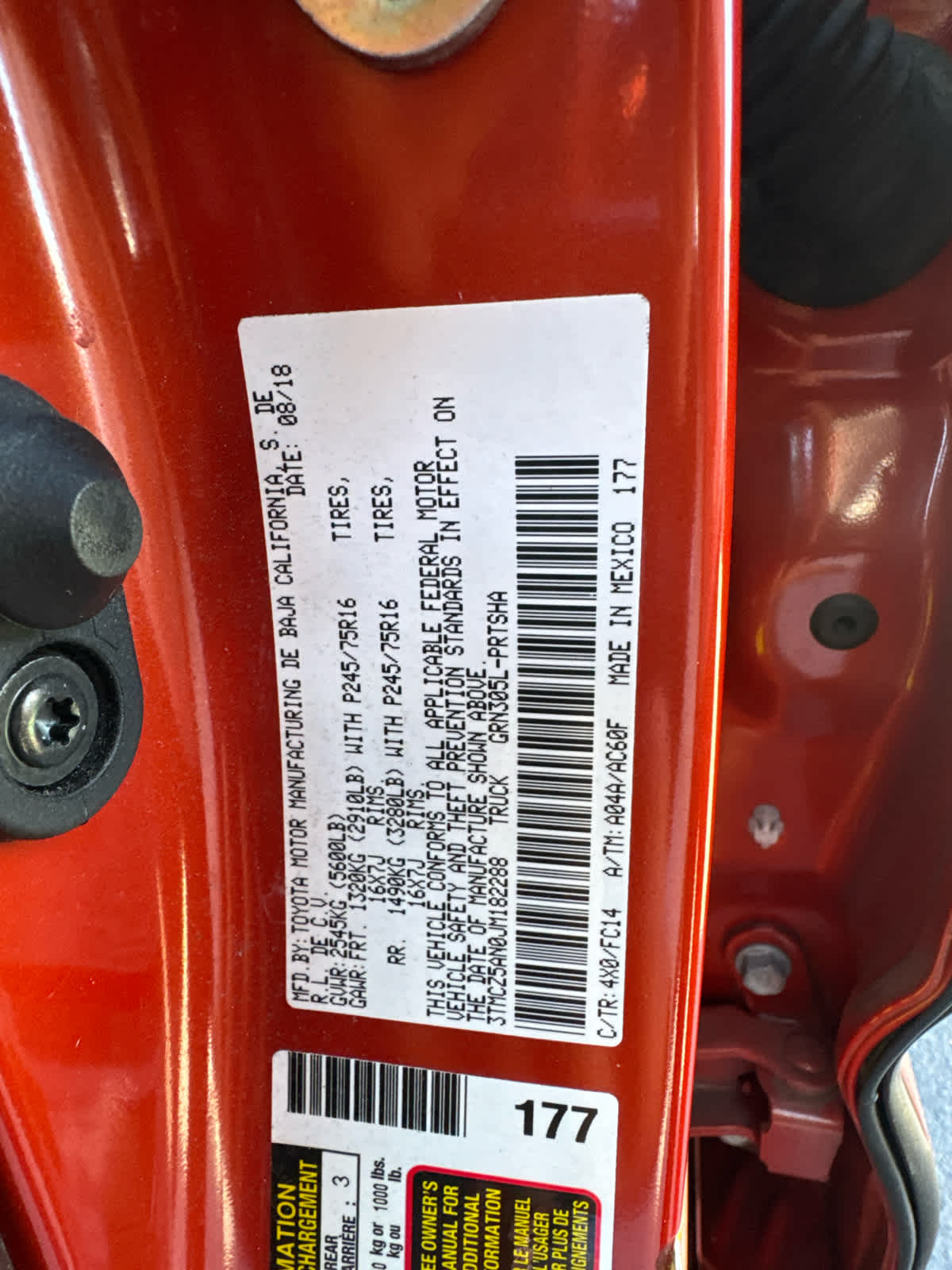 2018 Toyota Tacoma SR5