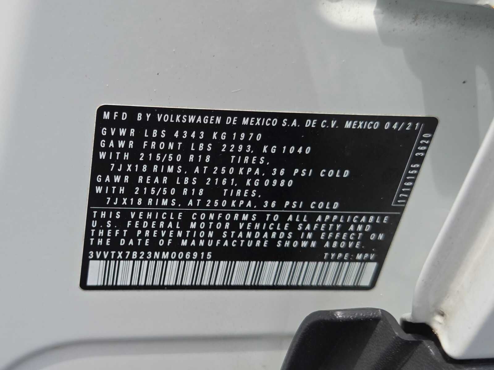 2022 Volkswagen Taos SE