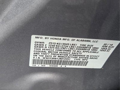 2018 Honda Pilot EX-L