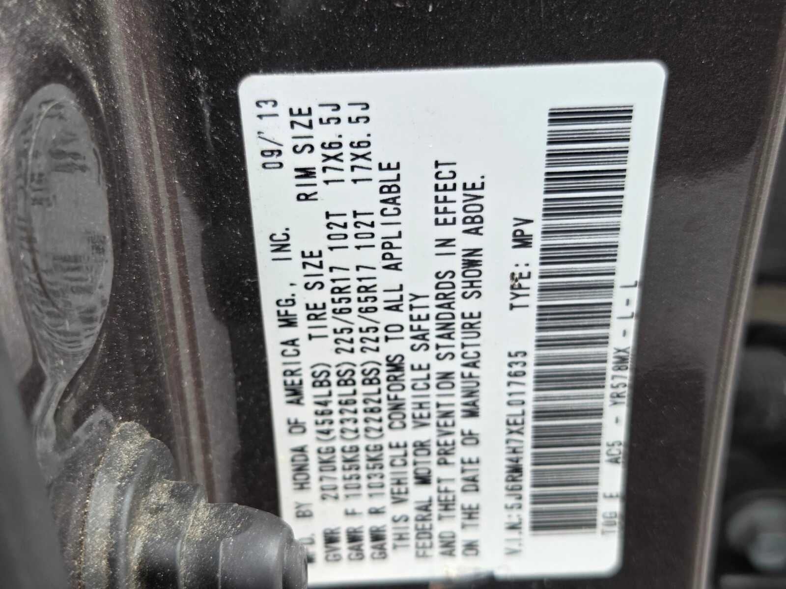 2014 Honda CR-V EX-L